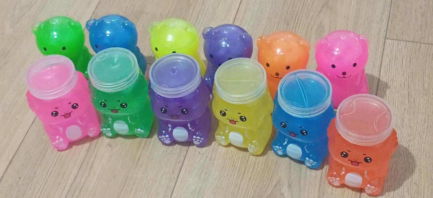 SLIME OSO Y DINOSAURIO